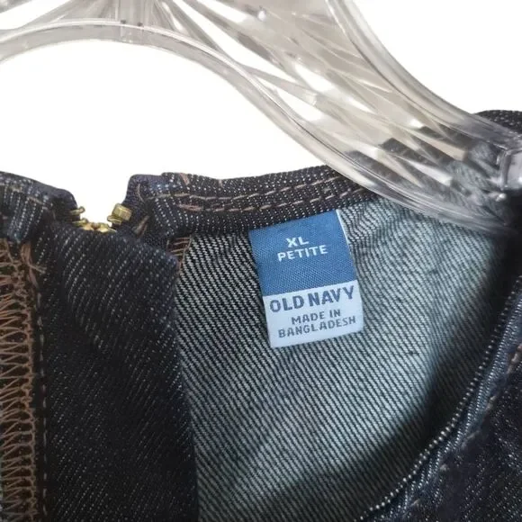 Old Navy Denim Blue Mini Dress Size XL Petite - Picture 7 of 8